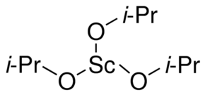 Scandium(III) isopropoxide - CAS:60406-93-1 - Scandium tri-i-propoxide, Scandium i-propoxide, Triisopropoxyscandium, Scandium tripropan-2-olate, Sc(OiPr)3